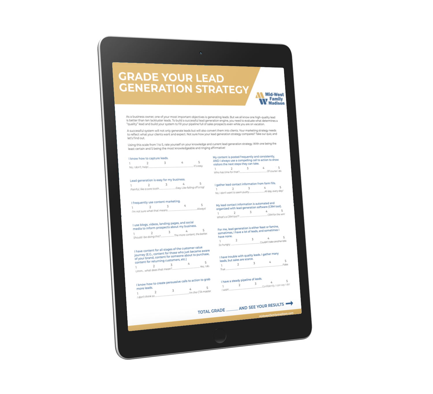 Easy Lead Generation Strategy Worksheet