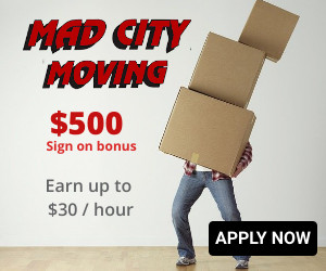 Mad City Moving Recruitment 320x250